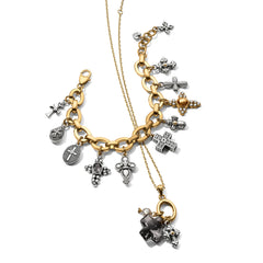 Heavenly cross short necklace