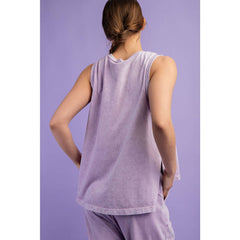 MINERAL WASHED COTTON SET: Lilac