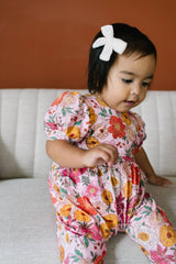 Rosie Romper in Autumn Garden