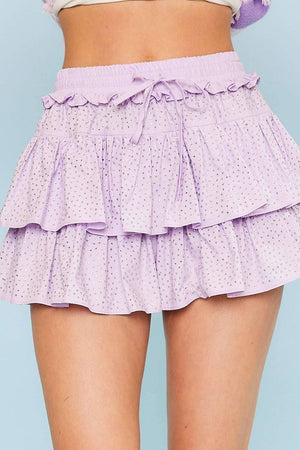 Layered Ruffle Skort