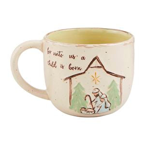 For unto us Nativity Mug