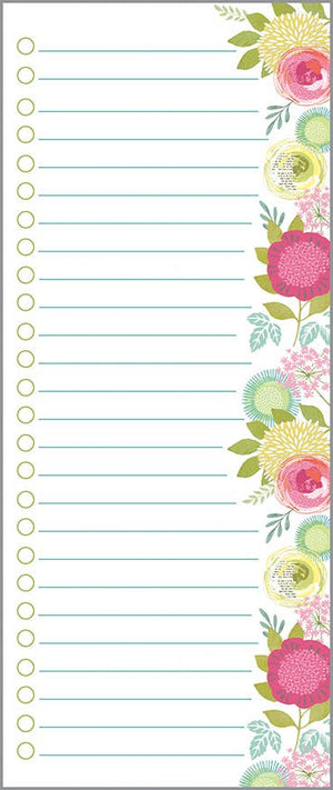 List Pad - Blossoms & Blooms
