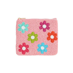 Easter beaded coin wallet