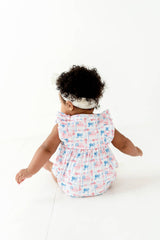 Betsy Romper in Patriotic Flags