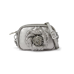 Titanium Beaded Rosie Camera Bag