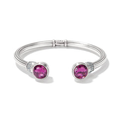 Meridian Aurora petite Crystal hinge bangle