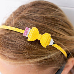 Pencil Bow Hard Headband - Kids Back To School Headband