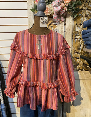 Multi striped top