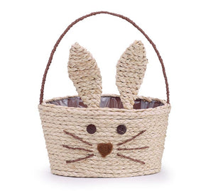 Bunny basket with cotton tail