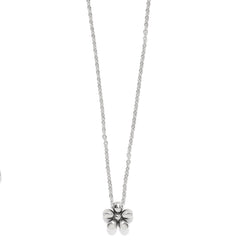 Enchanted Butterfly/flower silver necklace