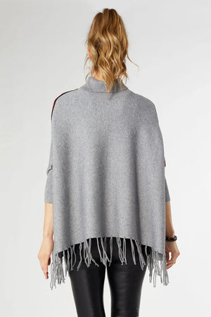 Shea Turtleneck Poncho-One size