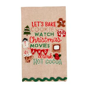 Gingerbread Emb Towel