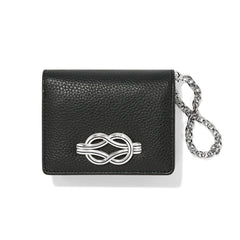 Black Interlock Harmony Small Crossbody Wallet