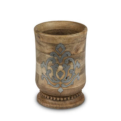 Heritage inlay utensil holder