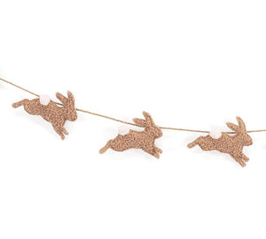 Jumping bunny garland