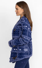 Cordelia blu patchwork jacket