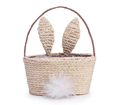 Bunny basket with cotton tail