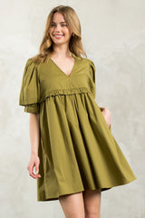 SS Vneck dress