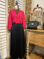 Midi Black skirt