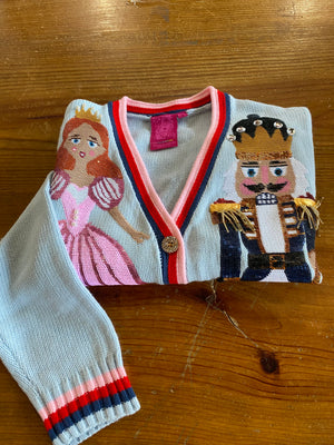 QOS Kid Nutcracker and Clara cardigan