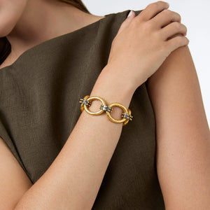 SoHo link bracelet- mixed metals