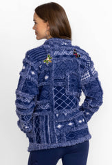 Cordelia blu patchwork jacket