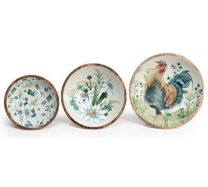 Spring chicken nesting bowls