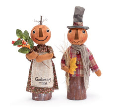 Pumpkin head sitters