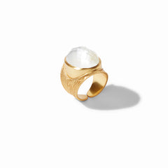 Verona statement ring-iridescent clear