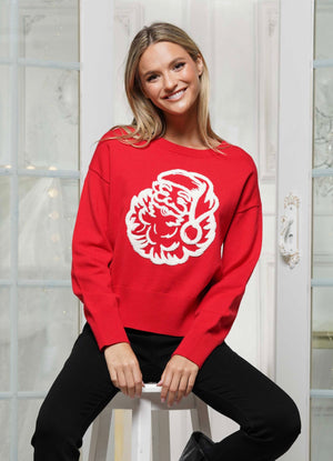 Red and White Santa Sweater