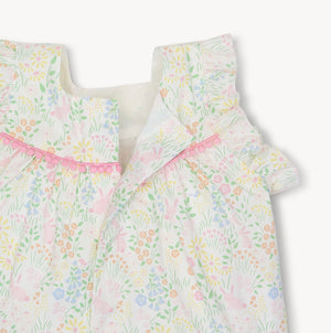 Hoppy garden dress with bloomers