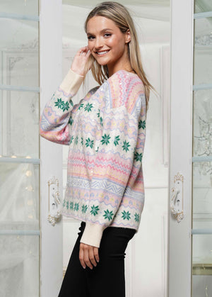 Pastel Snowflake sweater