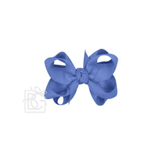 MULTI-LOOP GROSGRAIN BOW ON CLIP: 4.5" Large - 1.5" Ribbon on Alligator Clip