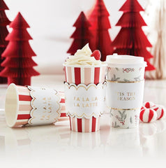 Holiday paper cups