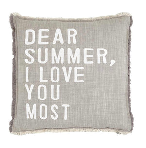 Dear Summer Euro Down Pillow
