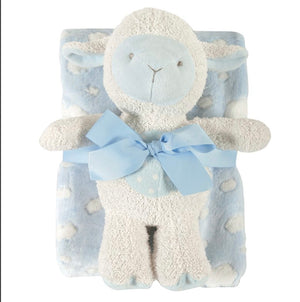Lamb Blanket and Toy set