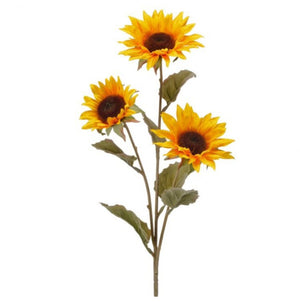 26” Triple sunflower spray