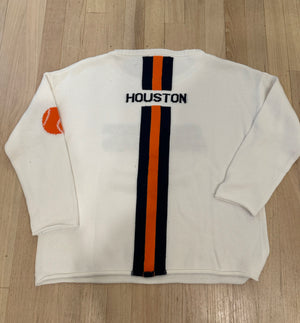 Astros White Sweater