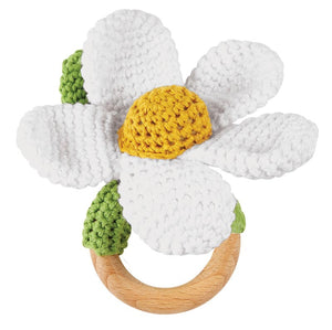 Daisy Crochet Rattle