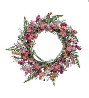 22” spring blossom wreath