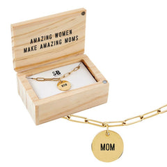 Mom/Grandma Necklace in Gift box