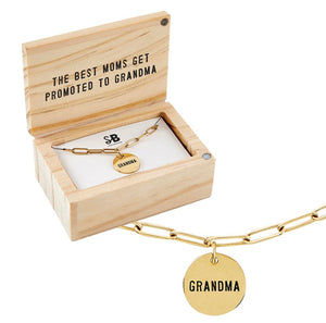 Mom/Grandma Necklace in Gift box