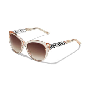 Interlock braid rose water sunglasses