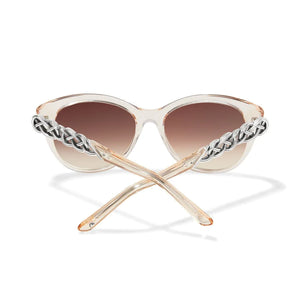 Interlock braid rose water sunglasses