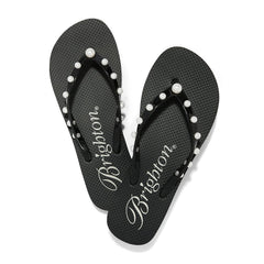 Pearly Black Brighton Flip Flop