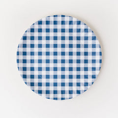 Gingham “paper” Platter