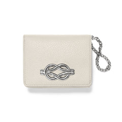 White Interlock Harmony Small Crossbody wallet