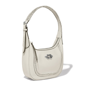 White Interlock Farrah Shoulder bag