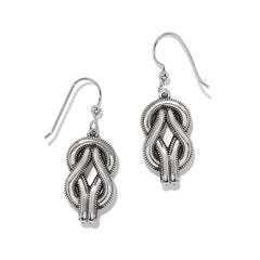 Interlock Harmony 2 tone French wire earring