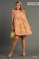 Summer Floral Dress- Plus